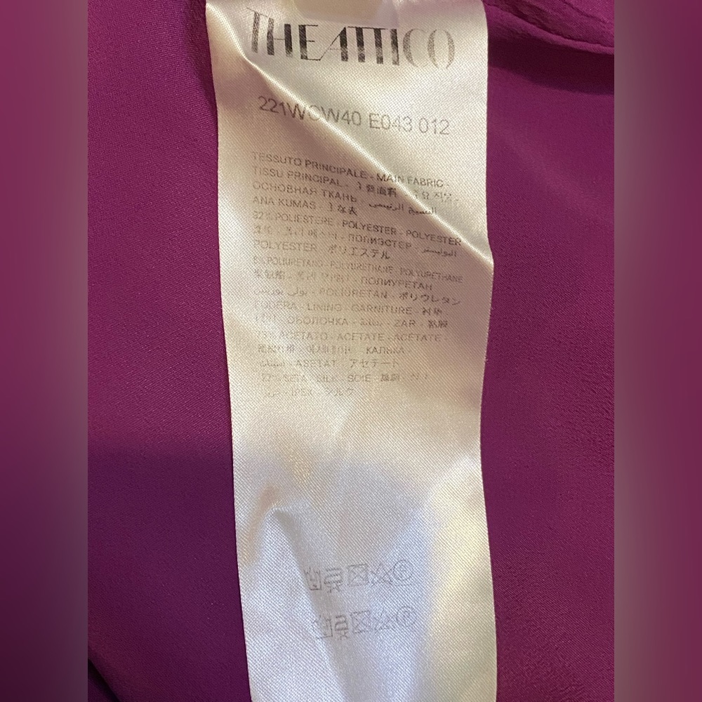 The Attico Corrine Dress in Violet - US Sz 0 - Picture 9 of 10